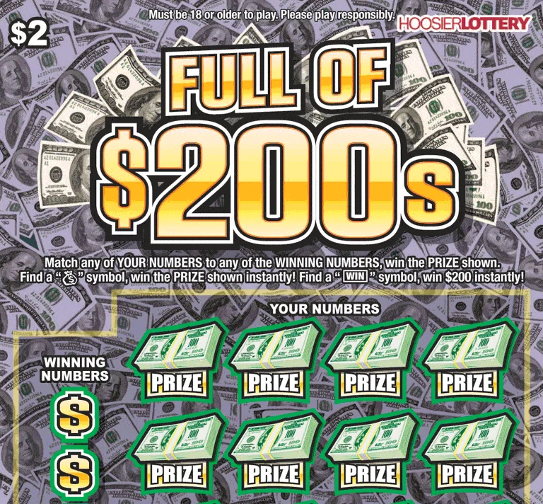 FULL OF $200s scratch-off ticket