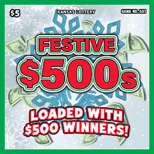 Festive $500s $5 Kansas Lottery scratch ticket