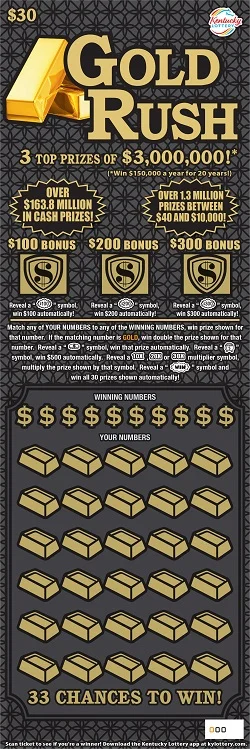 Gold Rush $30