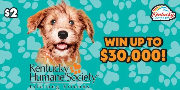Kentucky Humane Society™ scratch-off ticket