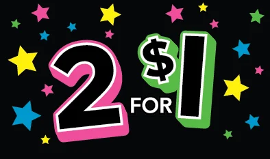2 FOR $1