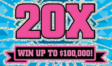 20X (Game #486) scratch-off ticket