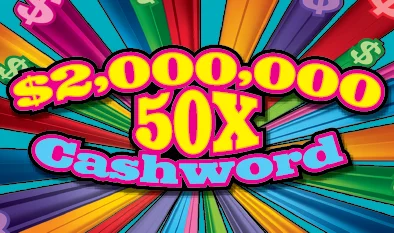 $2,000,000 50X CASHWORD 2025