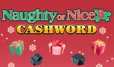 NAUGHTY OR NICE CASHWORD