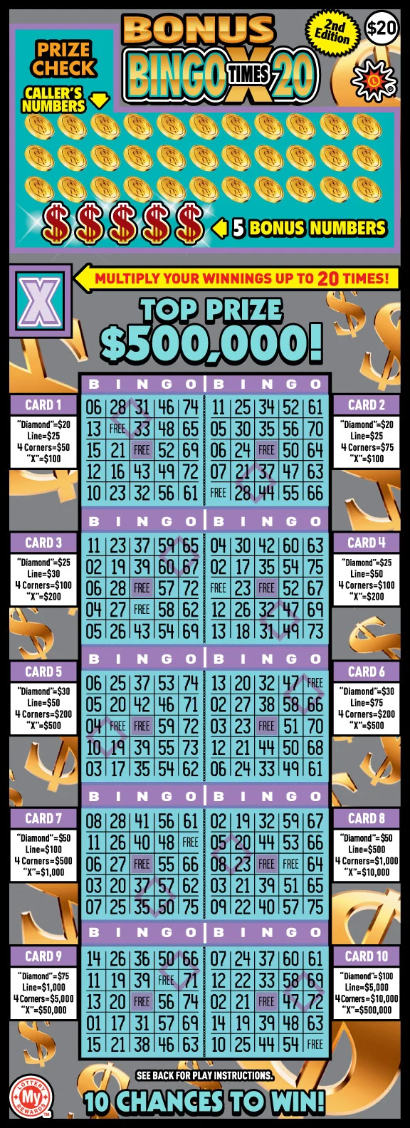Bonus Bingo X20
