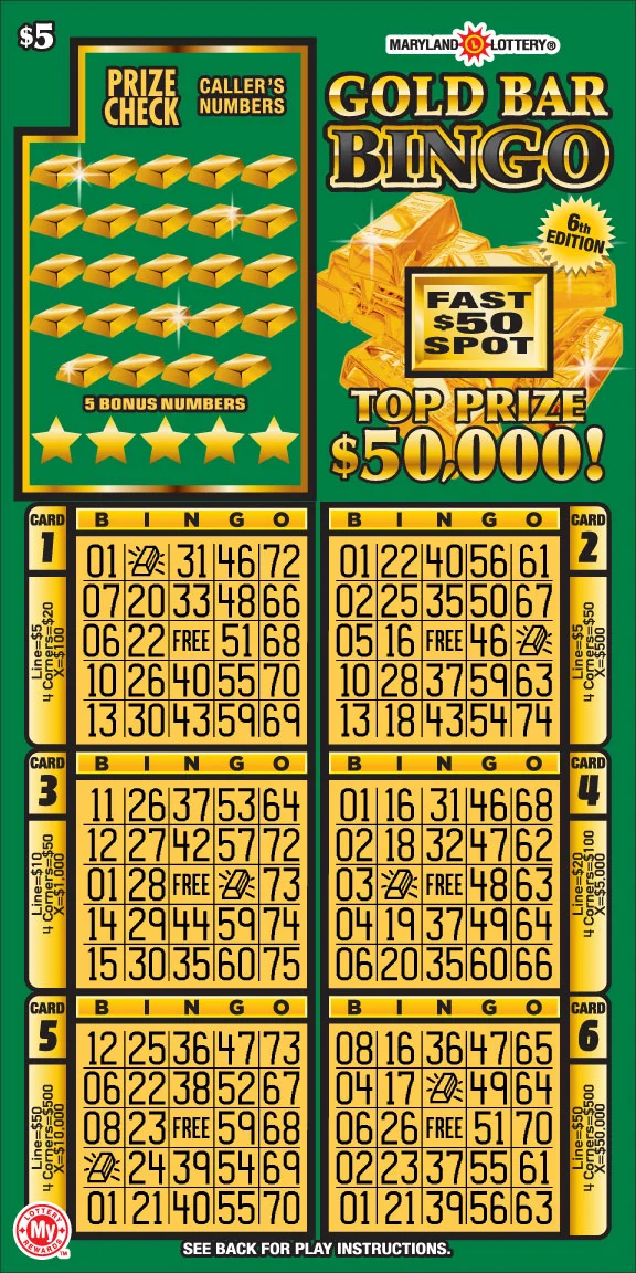 Gold Bar Bingo