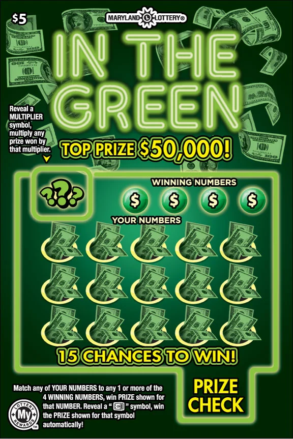 In the Green scratch-off ticket