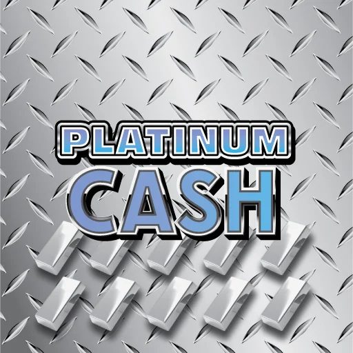Platinum Cash scratch-off ticket