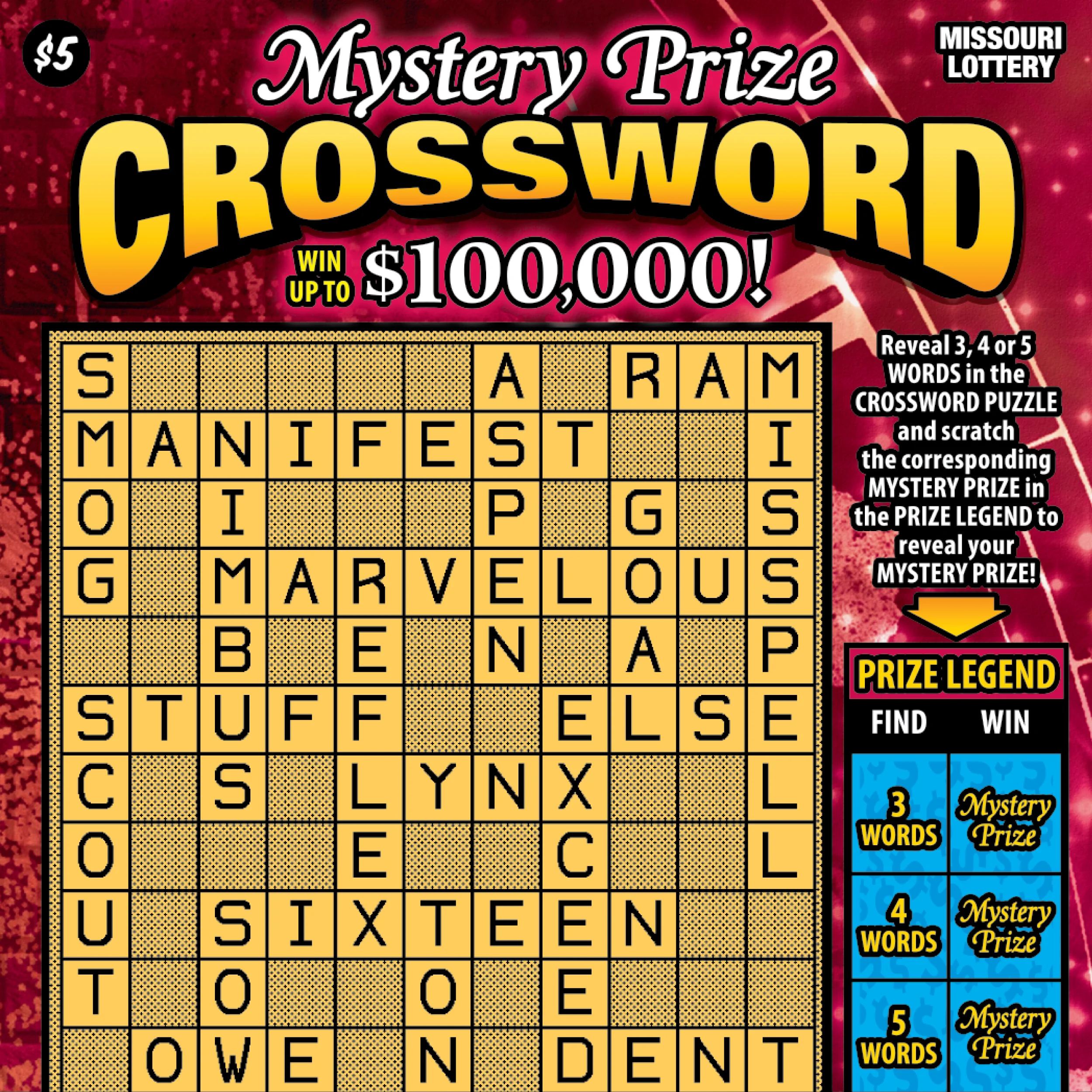 MYSTERY PRIZE CROSSWORD