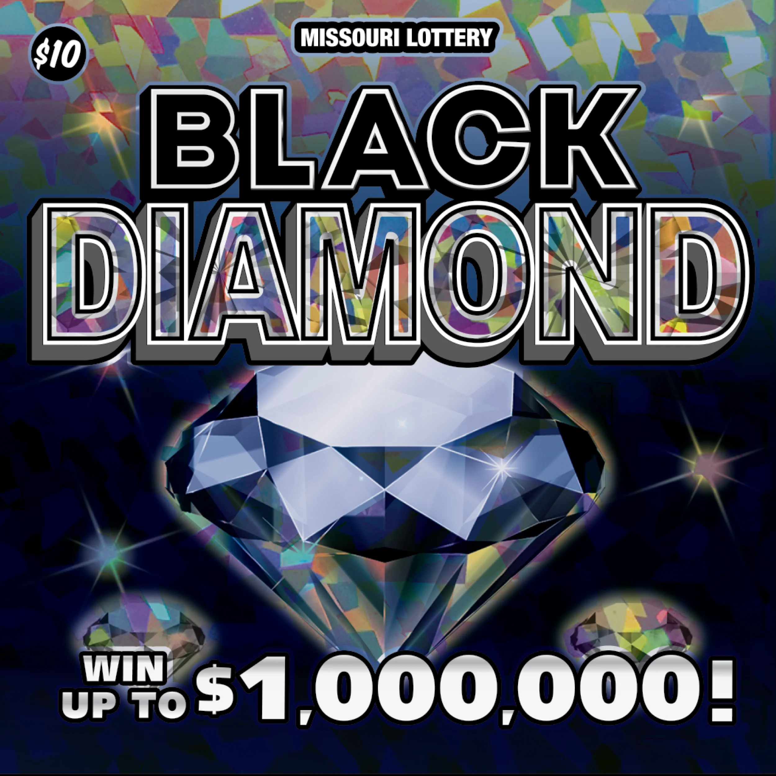 BLACK DIAMOND scratch-off ticket