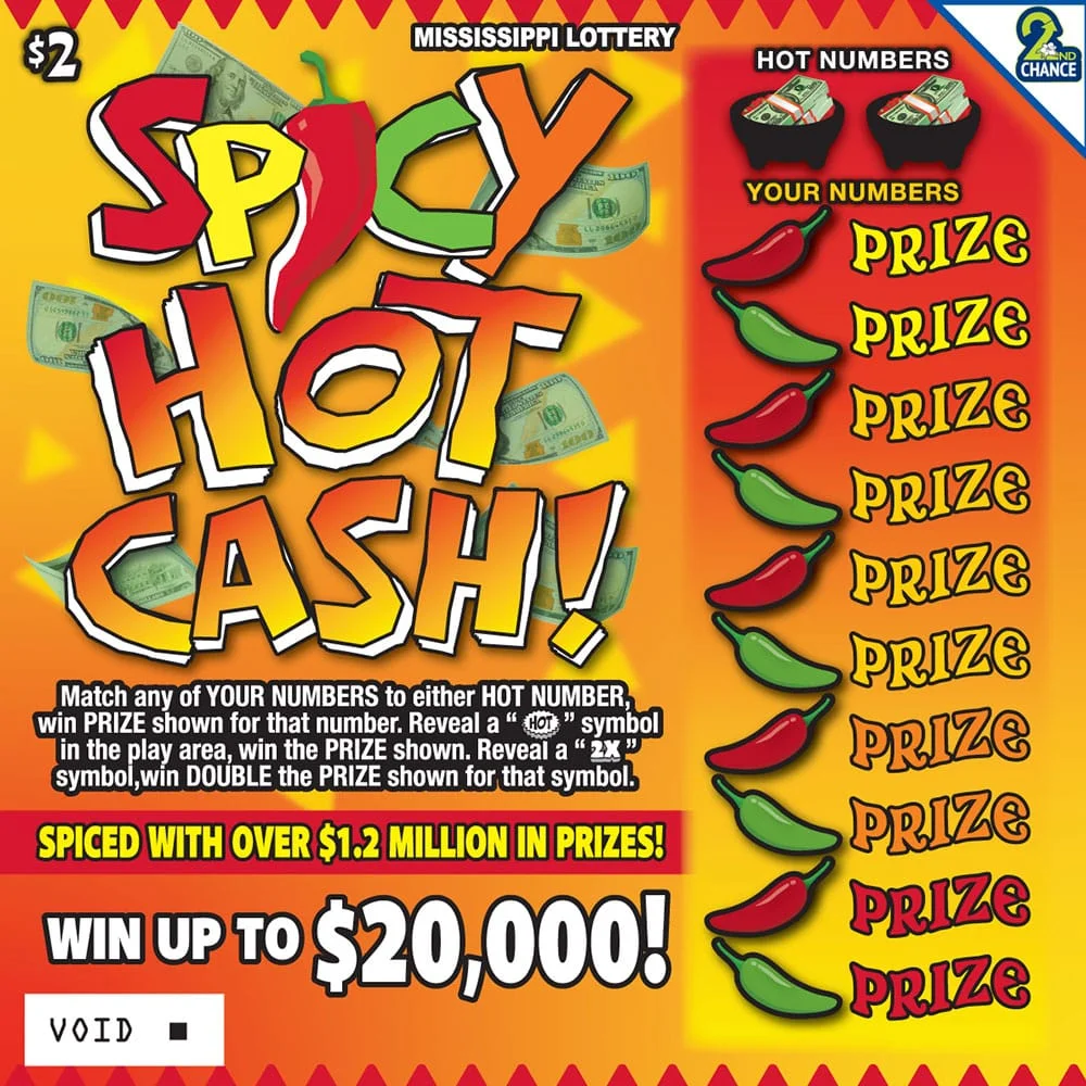 Spicy Hot Cash! scratch-off ticket