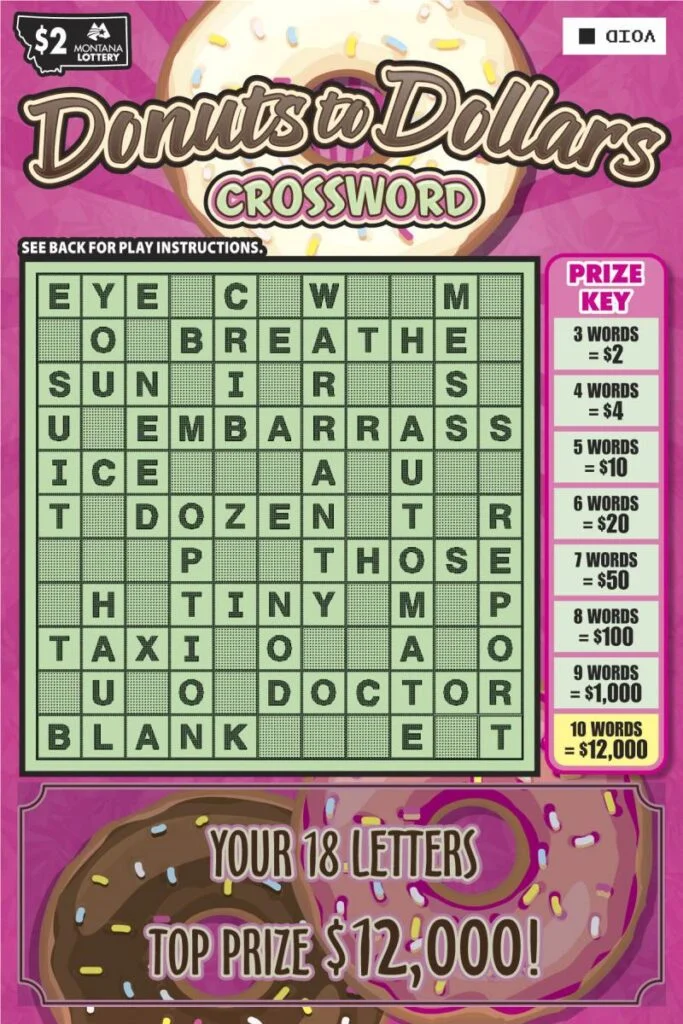 Donuts to Dollars Crossword