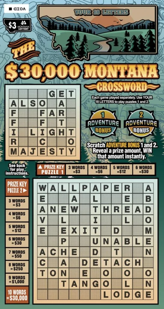 The $30,000 Montana Crossword