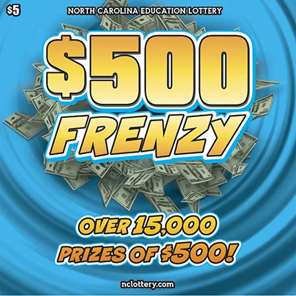 $500 Frenzy scratch-off ticket
