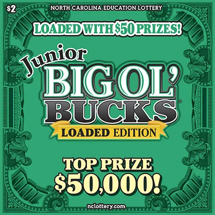 Jr Big Ol Bucks scratch-off ticket