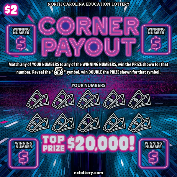 Corner Payout scratch-off ticket