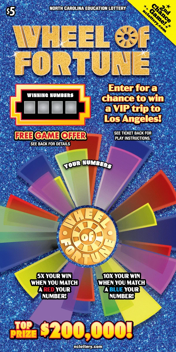 Wheel of Fortune scratch-off ticket