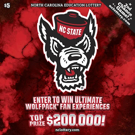 NC STATE $5 North Carolina Education Lottery scratch-off ticket
