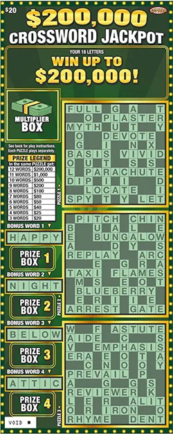 $200,000 Crossword Jackpot