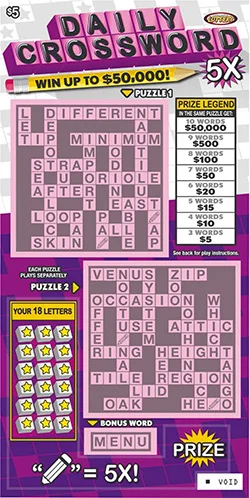 Daily Crossword 5X