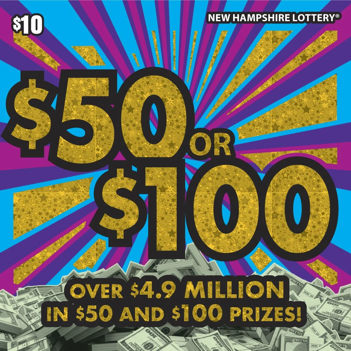 $50 or $100 Series VI scratch-off ticket