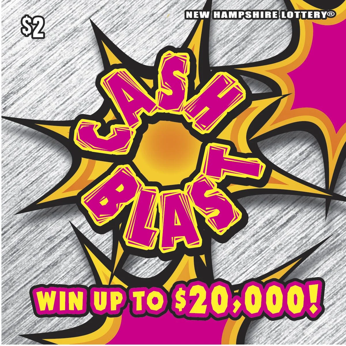 Cash Blast scratch-off ticket