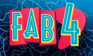 Fab 4 scratch-off ticket