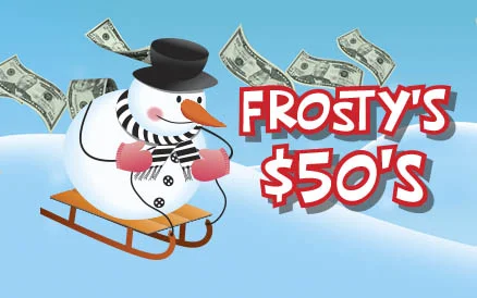 Frosty's $50's scratch-off ticket