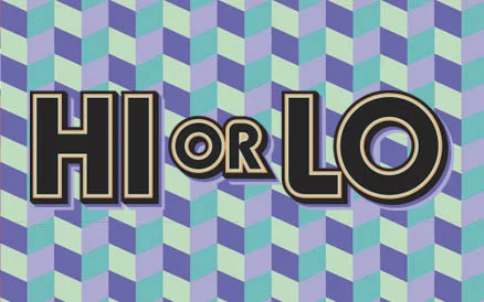 Hi or Lo scratch-off ticket
