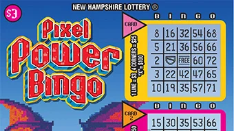 Pixel Power Bingo scratch-off ticket