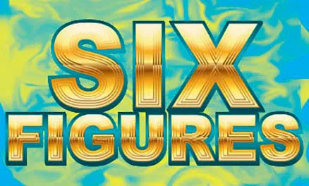 Six Figures scratch-off ticket