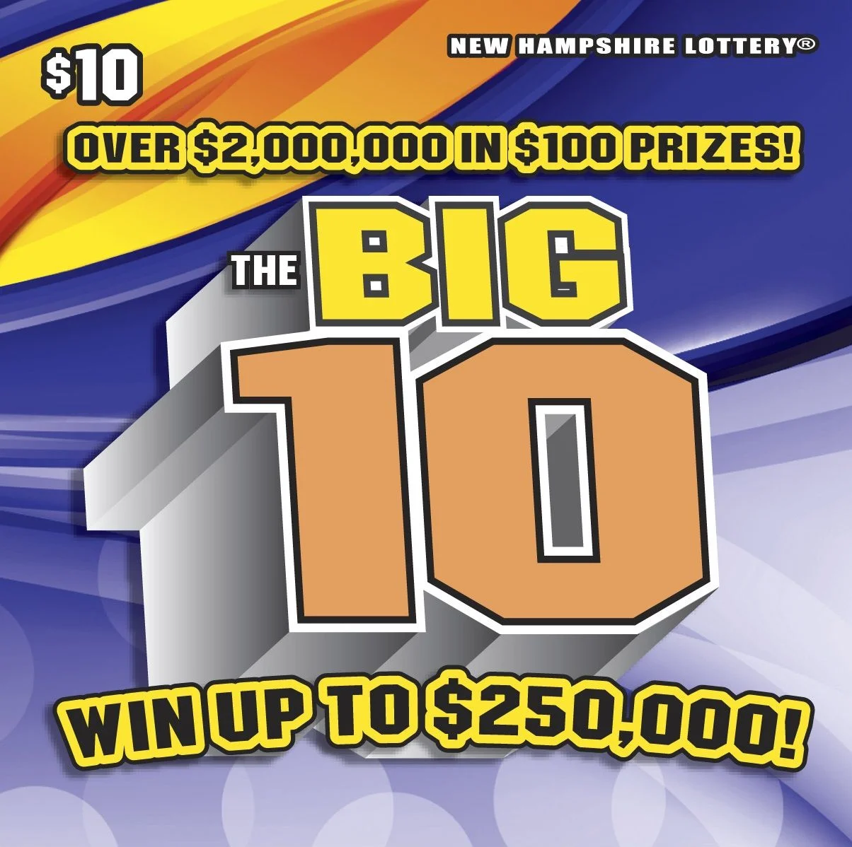 The Big 10 scratch-off ticket