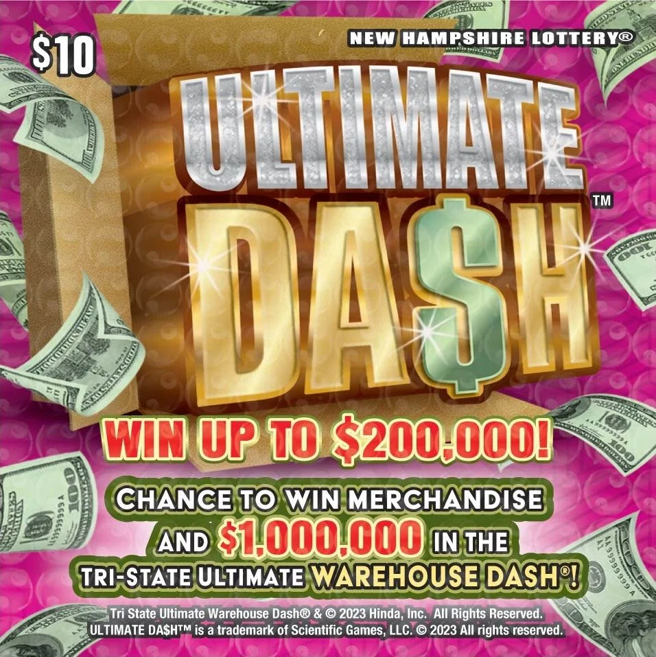 Ultimate Dash scratch-off ticket