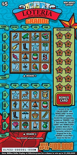 LOTERIA Grande (Game #1932) scratch-off ticket
