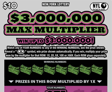 $3,000,000 MAX MULTIPLIER
