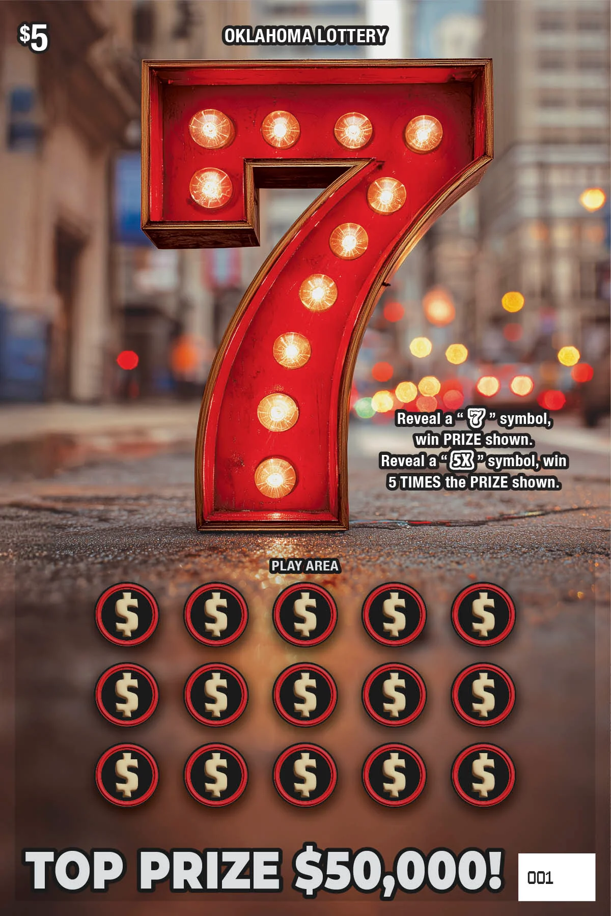 7 scratch-off ticket