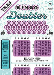 Bingo Doubler scratch-off ticket