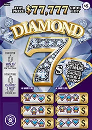 DIAMOND 7s scratch-off ticket