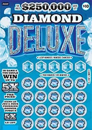 Diamond Deluxe scratch-off ticket