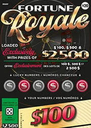 Fortune Royale scratch-off ticket