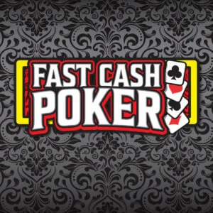 Fast Cash Poker scratch-off ticket