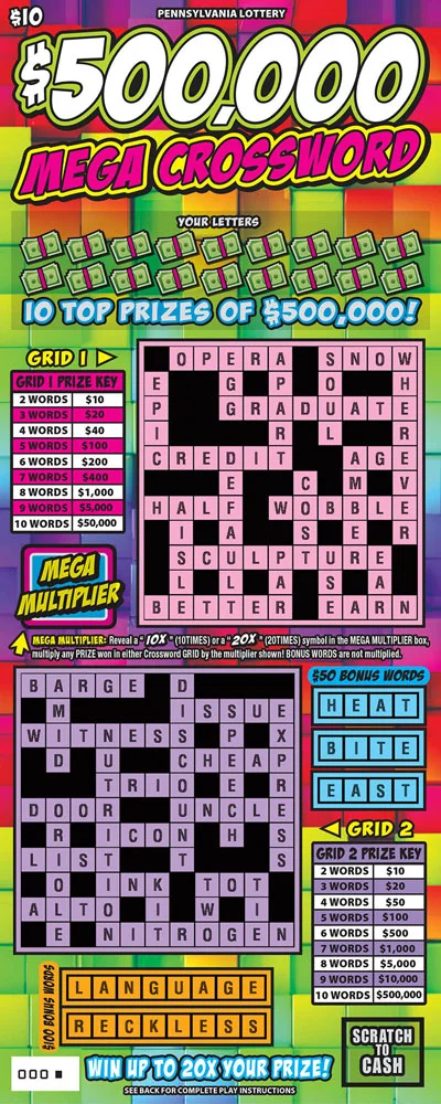 $500,000 Mega Crossword*