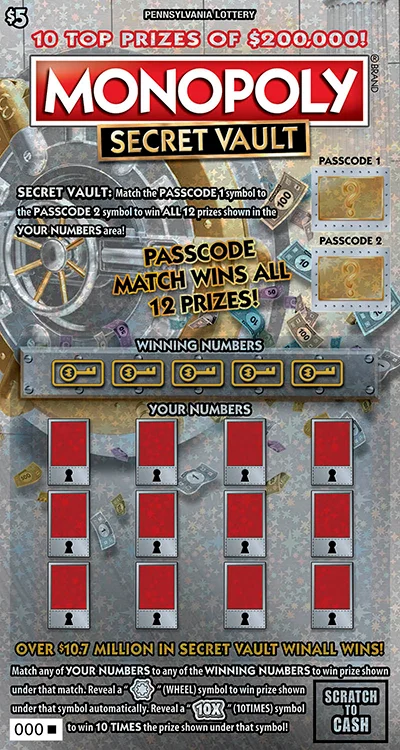 MONOPOLY SECRET VAULT