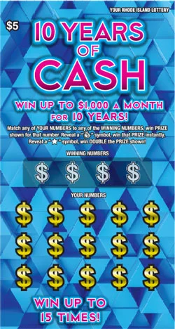 10 YEARS OF CASH