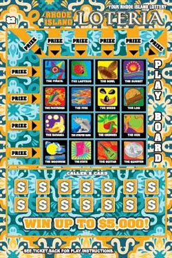 RHODE ISLAND LOTERIA (Game #1483)