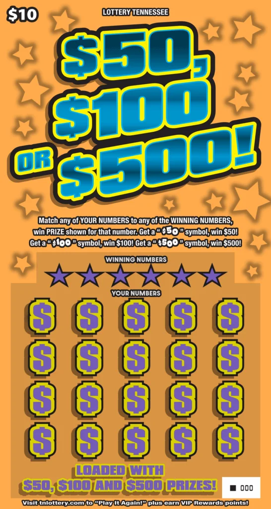 $50, $100 OR $500!