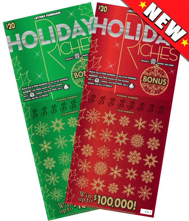 Holiday Riches scratch-off ticket