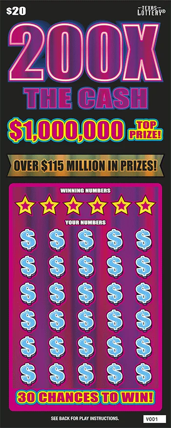 200X The Cash (Game #2613) scratch-off ticket