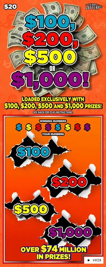 Texas launched 4 new scratch-offs, including a $100 game with one of the highest scores in the nation