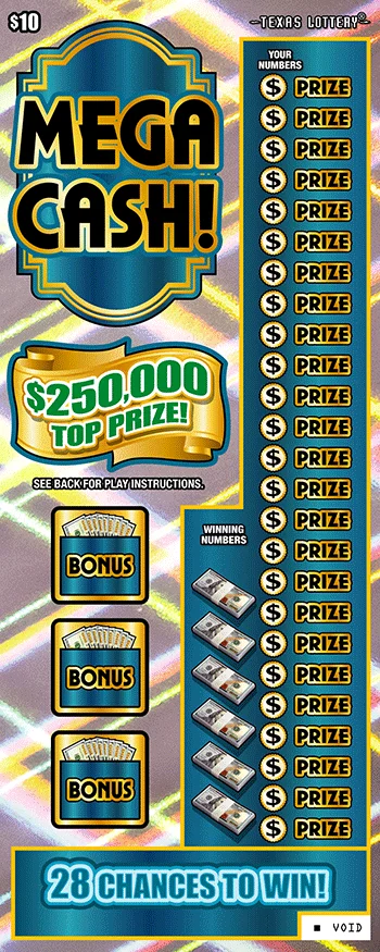 Mega Cash! - Texas Lottery